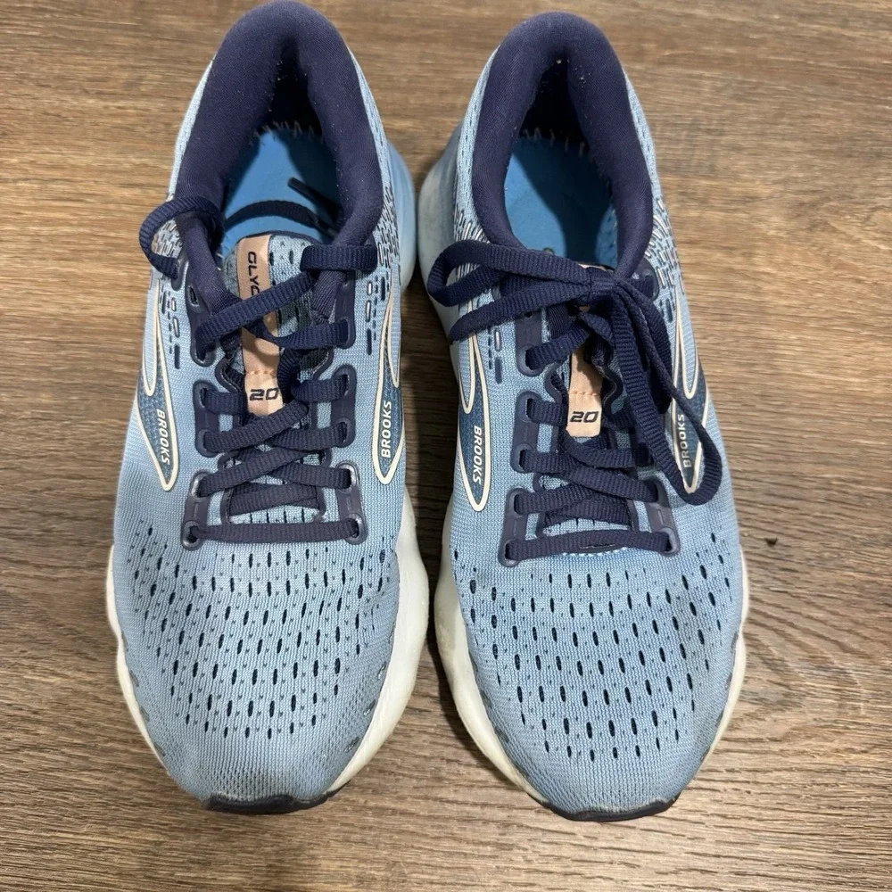 Brooks Glycerin 20 Women's Sz 7 Blue Multicolor NO INSOLE